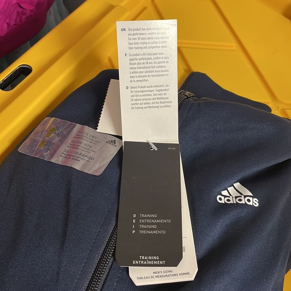 Adidas zippered hoodie competition jacket - Picture 8 of 13